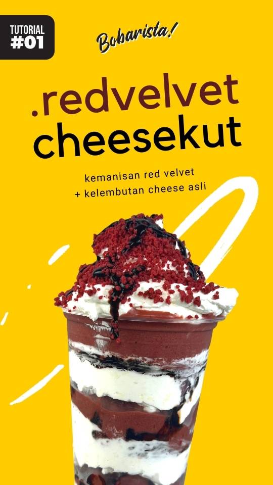 Resepi 1 - Redvelvet Cheesekut