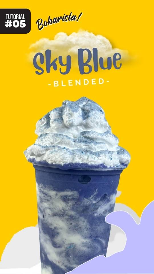 Resepi 5 - Sky Blue Blended