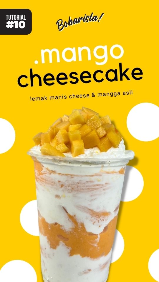 Resepi 10 - Mango Cheesecake
