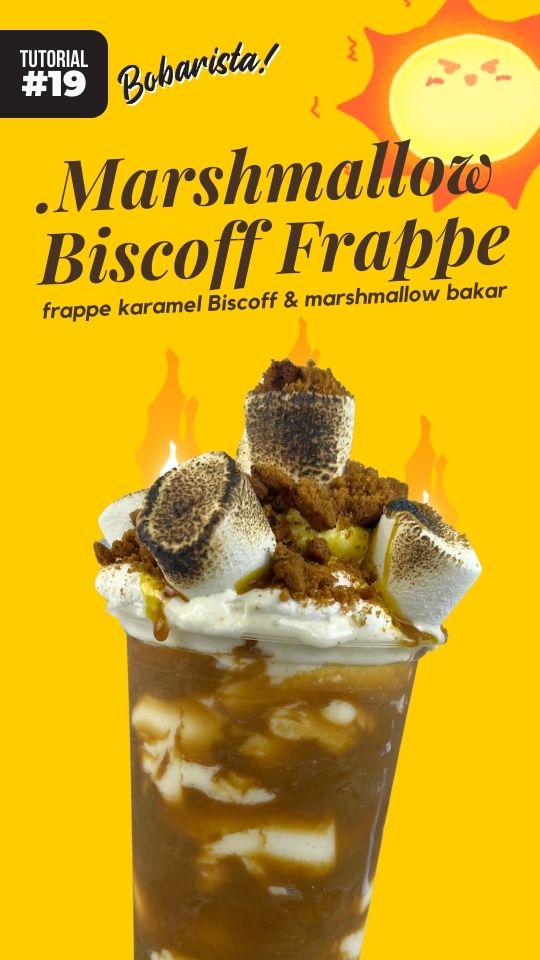 tutorial 19 - marshmellow biscoff frappe